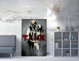 Wallity Lienzo Decorativo Banksy WY11 70 x 100 cm